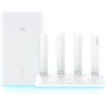 ZTE MC889 5G + T3000 WiFi 6 Outdoor 5G Router mit Antenne, Wi-Fi Verbindungstechnologie, 5,0 GHz, schwarz