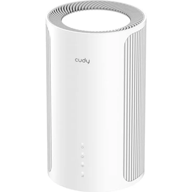 Cudy Tri-Band WiFi 7 BE11000 Whole Home Mesh System, 6-Stream 10 Gbit/s, 4 × 2,5G Ports, MU-MIMO, Multi-VPN, smarte interne Antennen, M11000, 1er-Pack