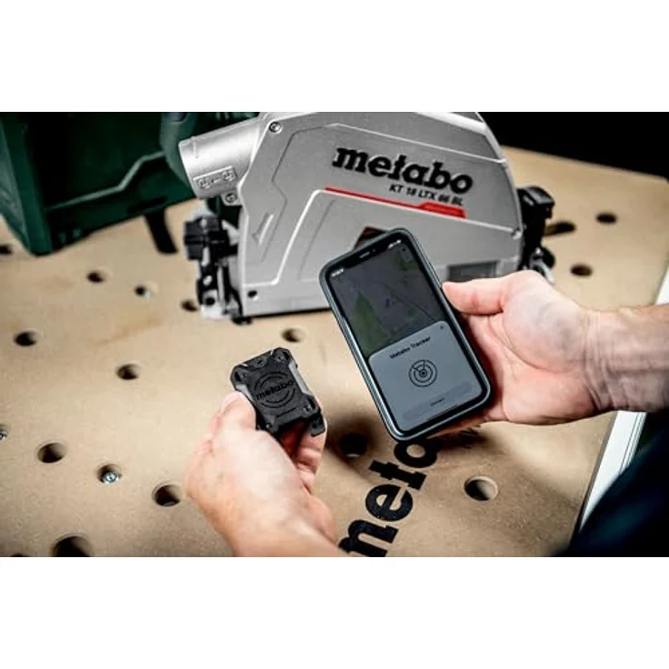 Metabo Tracker Pro, Ortungsgerät für Werkzeuge, IP67 Schutz, iOS/Android, 58 x 45 x 9 mm, mit Signalton, 3 Jahre Batterielaufzeit – Bild 3