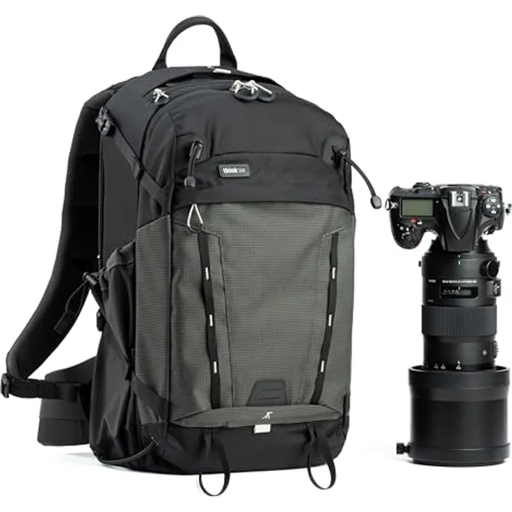 Think Tank BackLight 18L, Fotorucksack in Schiefer-Schwarz mit Zugangssystem, anpassbaren Trennwänden und Platz für 13-Zoll-Laptop