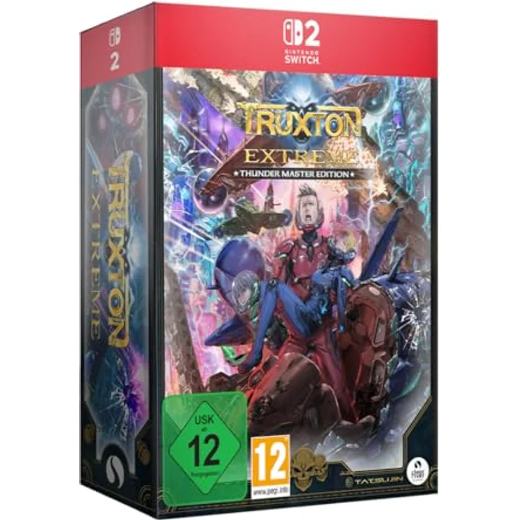 THQ Nordic GmbH Truxton Extreme: Thunder Master Edition - Nintendo Switch 2, inkl. Spiel, Soundtrack, 114-seitigem Hardcover-Artbook, Vollfarb-Manga und 4 Lentikulardrucken – Bild 1