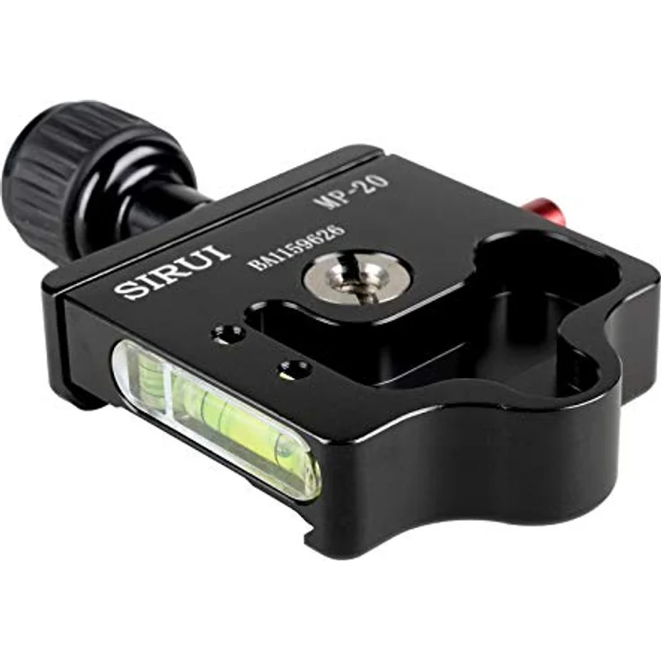 Sirui MP-20 Schnellwechselbasis (Alu, 1.4 Zoll und 3.8 Zoll, 78 x 56 mm, 78 g) schwarz – Bild 4