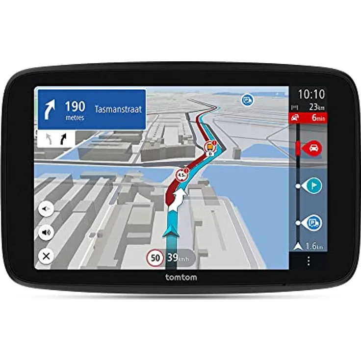 TomTom Go expert Plus 7 Zoll (17,8 cm), LKW-Navigationsgerät mit 32 GB, Wi-Fi-Updates und Sprachsteuerung, schwarz