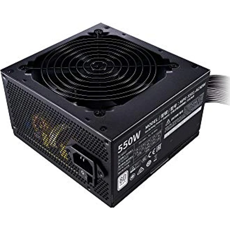 Cooler Master MWE 550 White 230V - V2 Netzteil - 80 PLUS 230V EU-zertifiziert, leiser 120 HDB Lüfter, DC-DC + LLC Technologie mit +12V Single Rail – Bild 2