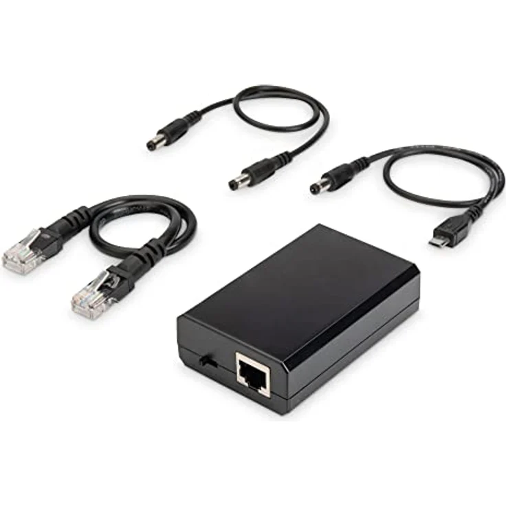 DIGITUS PoE Splitter - IEEE802.3af - Gigabit Ethernet - Ausgangs-Spannung 5, 9, 12 Volt - DC 3.5mm Stecker & Buchse – Bild 11