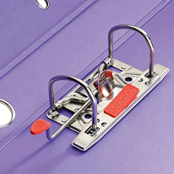 Herlitz Aktenordner maX.file »protect plus«, DIN A4, 5 cm Rückenbreite, mit Raumsparschlitzen, Blattniederhalter und Griffloch, schwarz – Bild 4
