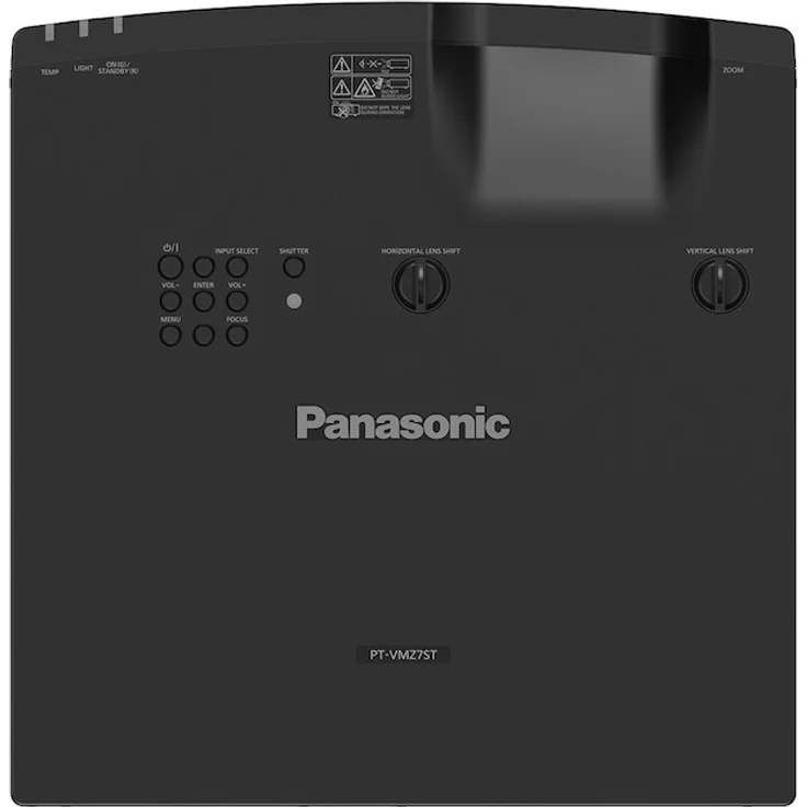Panasonic PT-VMZ7ST, LCD-Laserprojektor mit 7.000 Lumen, Kurzdistanzfähigkeit, WUXGA Auflösung, schwarz