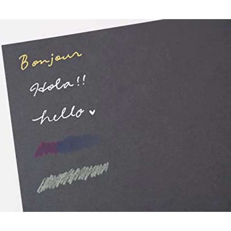 Clairefontaine 975169C Block Paint'On (20 Blatt, kopfseitig geleimt, 250g, DIN A4) 1 Stück schwarz - Preisvergleich – Bild 3