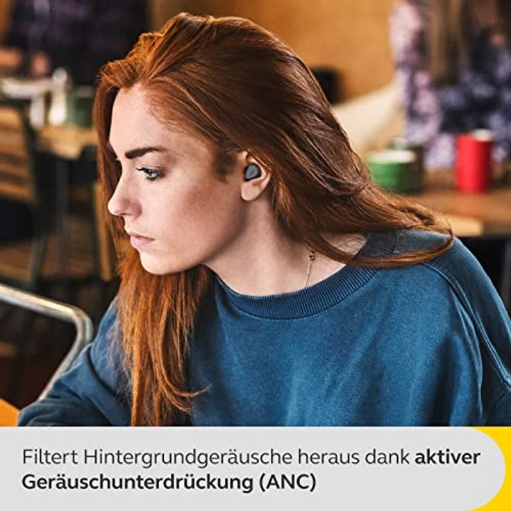 Jabra Elite 4 schnurlose In-Ear-Kopfhörer mit aktiver Geräuschunterdrückung - bequeme Bluetooth mit Spotify Tap Playback, Google Fast Pair, Microsoft Swift Pair und Multipoint - Dunkelgrau – Bild 5