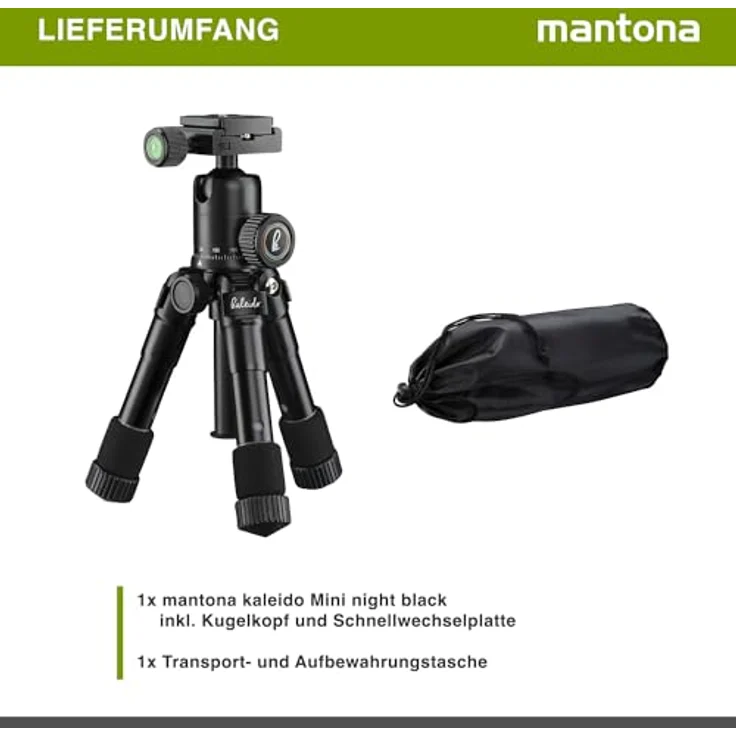 Mantona Kaleido Mini Night Black – Bild 5