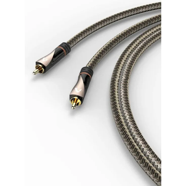 Avinity Digitales Cinch-Kabel, 1 Stecker - 1 Stecker, Gewebe, vergoldet, 2 m, Versandkostenfrei