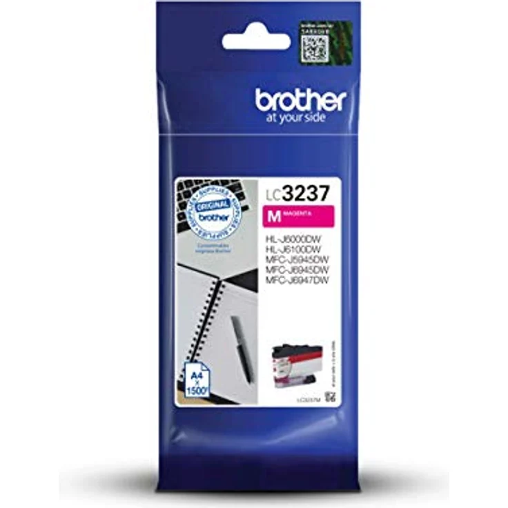 Brother Original Tintenpatrone LC-3237M Magenta (für Brother HL-J6000DW, HL-J6100DW, MFC-J5945DW, MFC-J6945DW, MFC-J6947DW) ca. 1500 Seiten nach ISO Standard 24711 – Bild 2