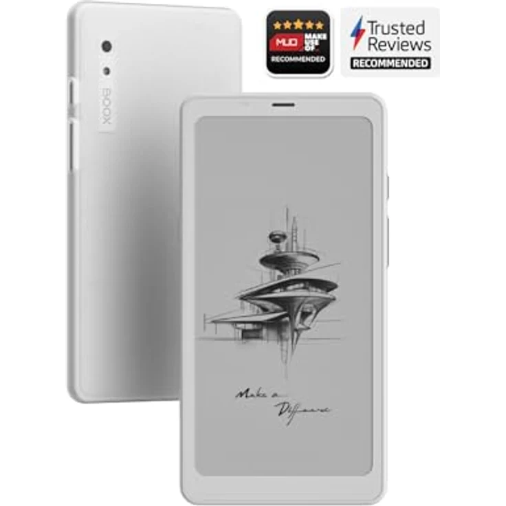 BOOX Palma Mobile ePaper 6G 128G G-Sensor Frontlicht 16MP Rückkamera (Weiß) – Bild 1