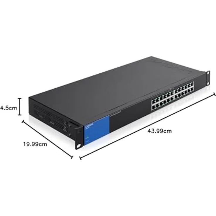 Linksys LGS124P-EU 24 Port Unmanaged Gigabit Netzwerk Switch (12 Port PoE+) – Bild 12