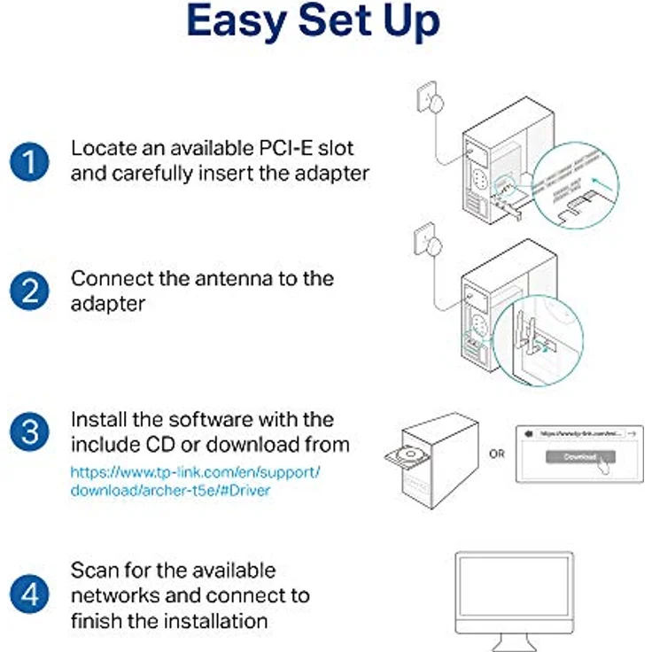 TP-LINK Archer TX3000E AX3000 Wi-Fi 6 Bluetooth 5.0 AC1200 Mbps Wi-Fi - Bluetooth 4.2 - Preisvergleich – Bild 6
