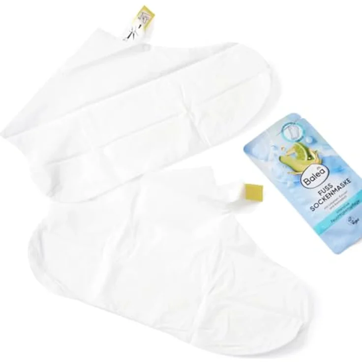 Balea Fuß Socken Maske mit Limette-Extrakt und Avocadoöl, dermatologisch getestete Hautverträglichkeit – Bild 3