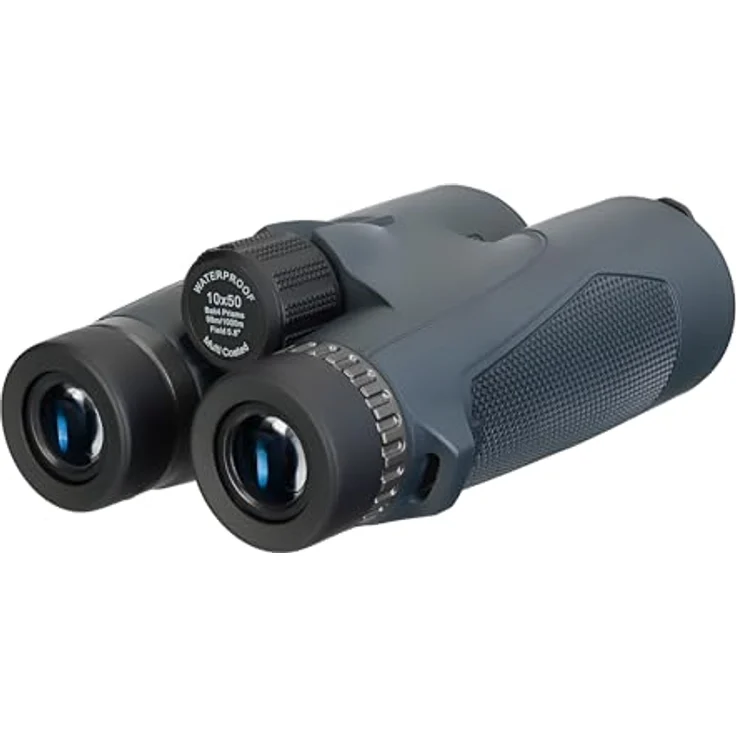 Levenhuk New Karma PLUS 10x50 Fernglas, 10x Vergrößerung, 50mm Objektiv, wasserdicht, schwarz – Bild 7