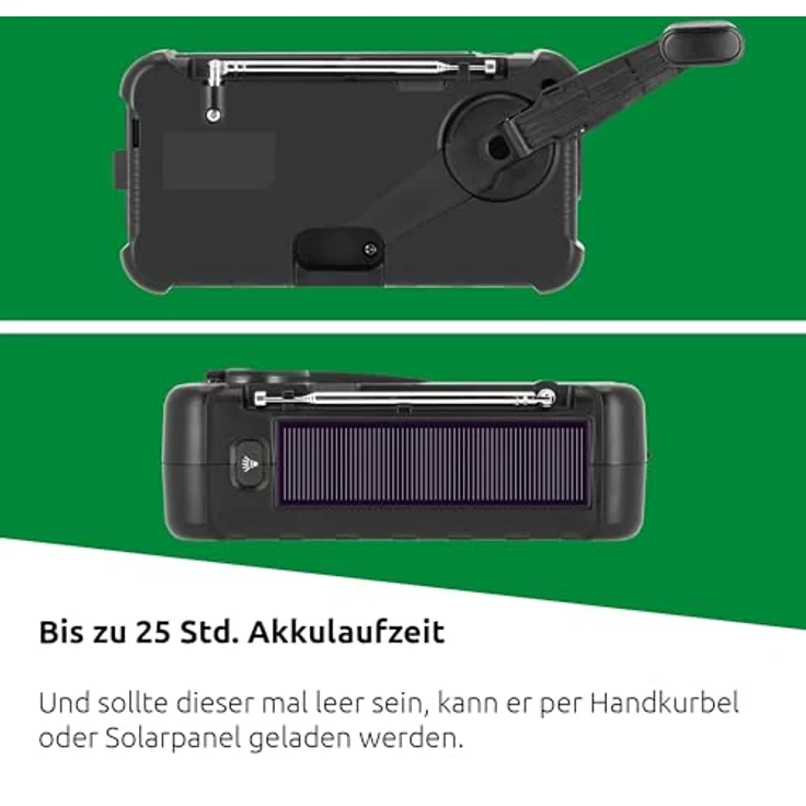 TechniSat TechniRadio Solar 2 sw/org (UKW, DAB+), Radio, Orange, Schwarz – Bild 2