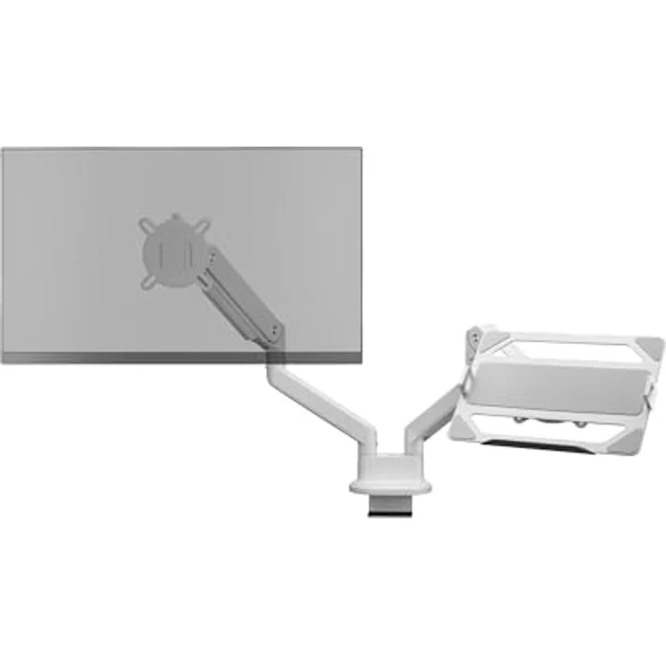 One For All Premium Laptophalterung für Monitorarm, Aluminium (matt) mit ergonomischem Design für mehr Schreibtischplatz – Bild 6