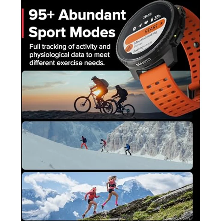 Suunto Vertical Smartwatch (1,4 Zoll) - Beste Akkulaufzeit und Genauigkeit, ideal für Abenteurer – Bild 6