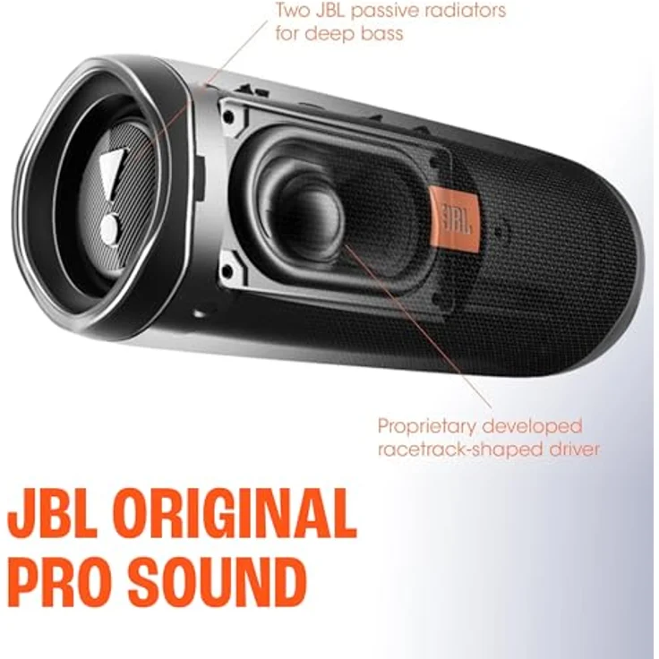 JBL FLIP 5 Waterproof Portable Bluetooth Speaker - Teal, Black, 2.3 – Bild 4