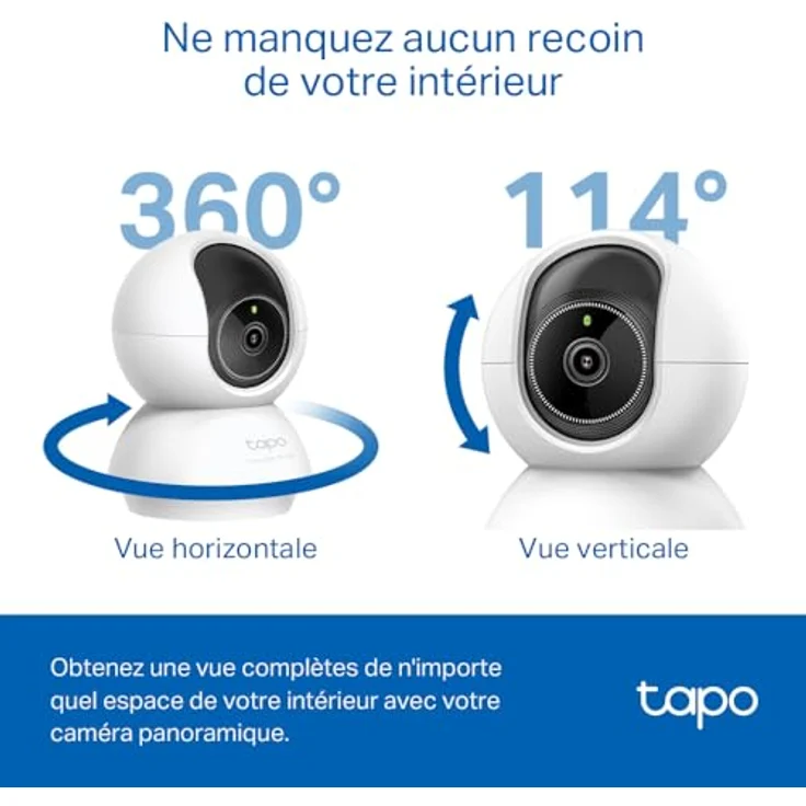 TP-Link Tapo C230, Pan/Tilt AI Home Security Wi-Fi Kamera mit 88° Blickwinkel, Weiß – Bild 5
