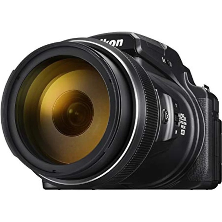 Nikon Coolpix P1000 Digitalkamera (16 Megapixel, 125-Fach optischer Megazoom, 3.2 Zoll RGBW-Display, 4K UHD-Video, WI-Fi) – Bild 1