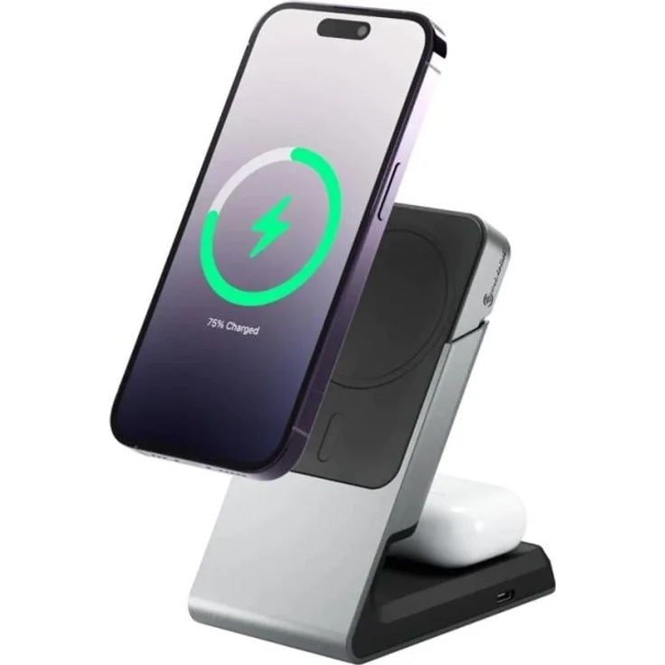 Alogic MSCDD, Wireless Charger, Schwarz - Kabelloses Aufladen, Schnellladung – Bild 1