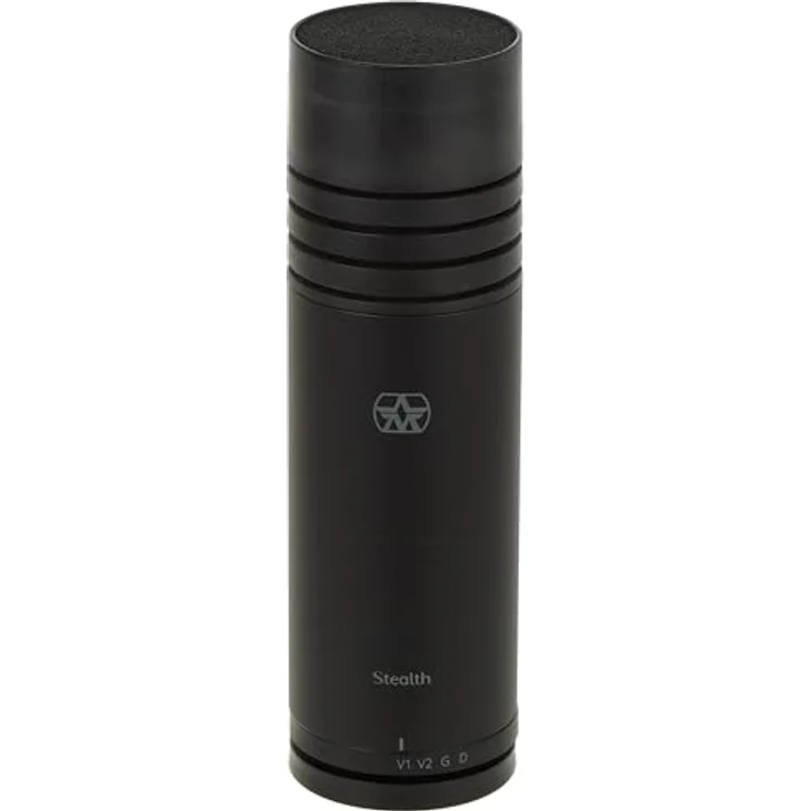 Aston Stealth Black Gaming Mikrofon, 4 professionelle Stimmen, integriertem Mikrofonvorverstärker und Sorbothane Shock-Mount-System – Bild 1