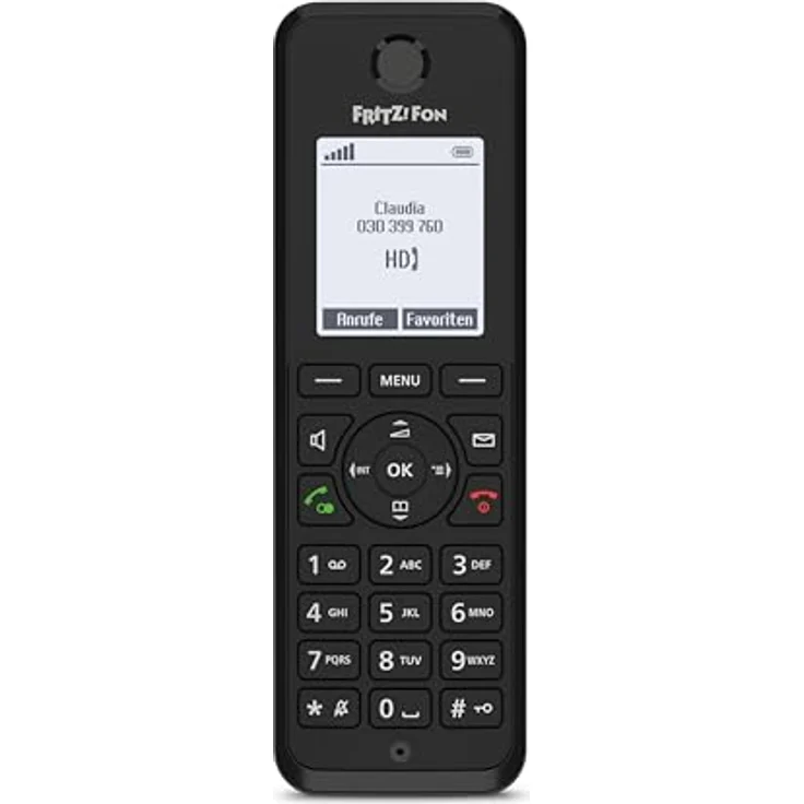 AVM FRITZ!Fon M3, DECT-Mobilteil mit HD-Telefonie, 1,8 Zoll Display, Freisprechen, Schwarz – Bild 3