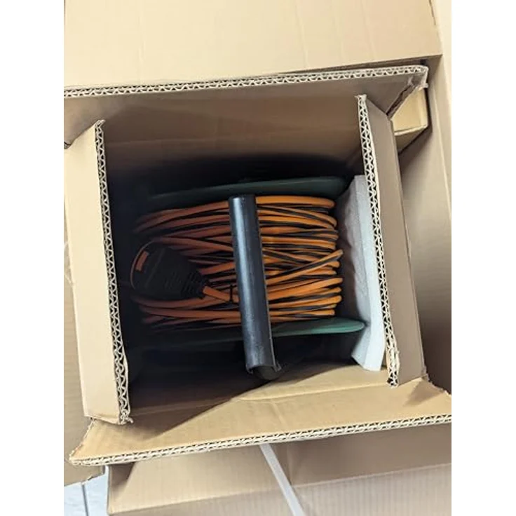 Maxtrack Verlängerungskabel CEE 7/7, Schutzkontakt-Winkelstecker auf verriegelbare Schutzkontakt-Kupplung, 5000 cm, robustes H05VV-F-Kabel mit Locksystem – Bild 7