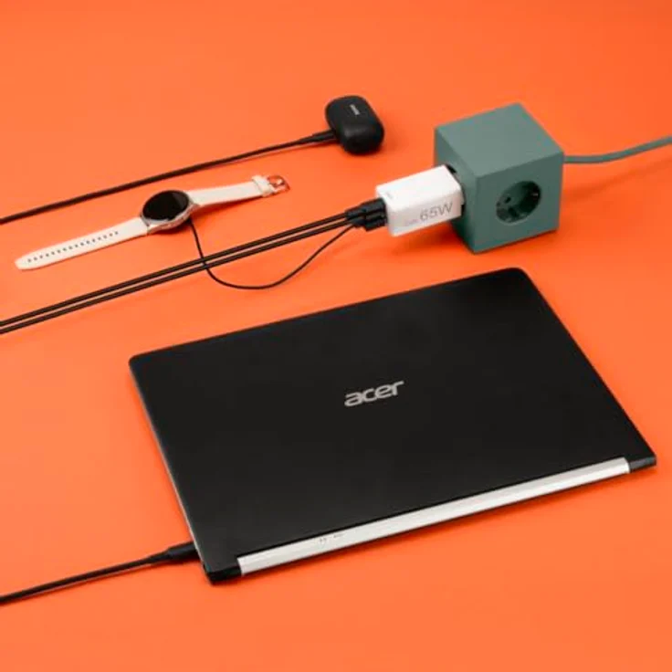 Hama Schnellladegerät USB (Ladegerät mehrfach, USB C, USB A, Handy Tablet Laptop Universal Ladegerät, Netzstecker USB Schnellladen, USB C Netzteil, Power Delivery/Quick Charge 3.0, GaN Charger, 65 W) – Bild 6