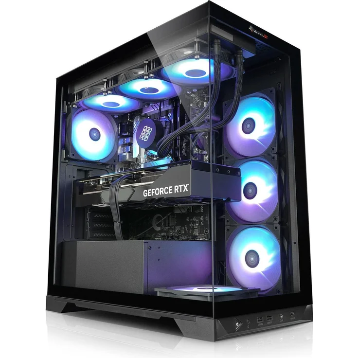 Kiebel Invader 14, Gaming-PC mit Intel Core i9-14900KF, 32 GB RAM, 1000 GB SSD, GeForce RTX 5070 Ti, Schwarz