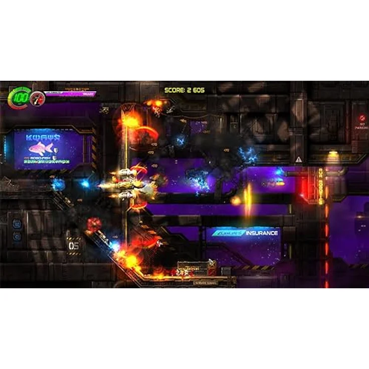 Red Art Games Jets'n'Guns Complete Collection, Nintendo Switch, 43 Level Kampagne, 2 Side-Scrolling-Shooter, lokaler Koop-Modus – Bild 4