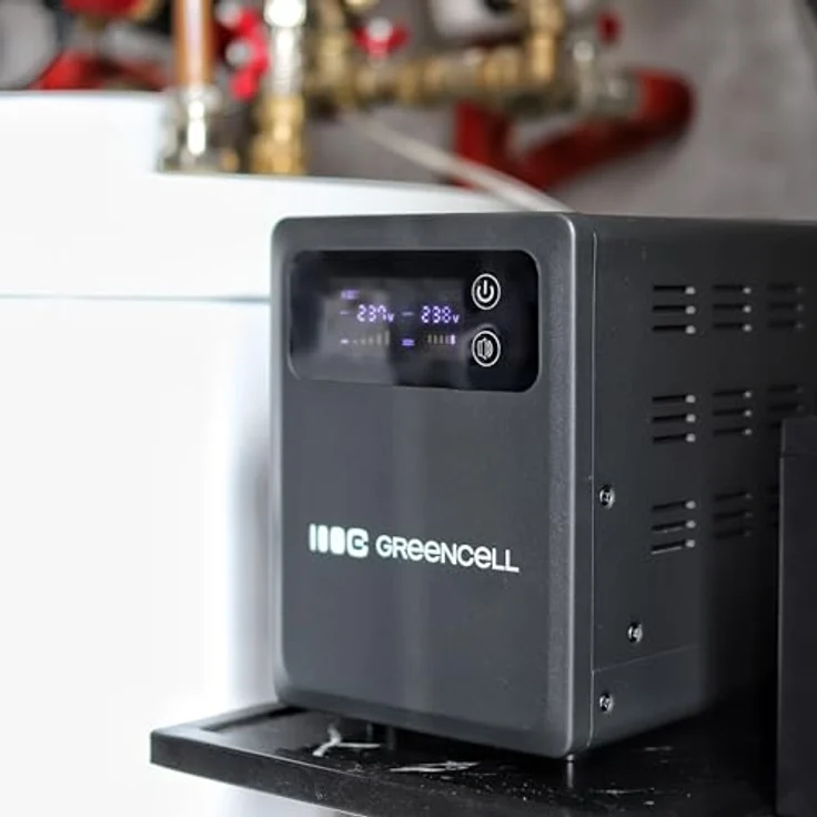 Green Cell UPSLPPC1200, Unterbrechungsfreie Stromversorgung (USV) Line-Interactive, 2 kVA 1200 W für Haushalte und Büros – Bild 7