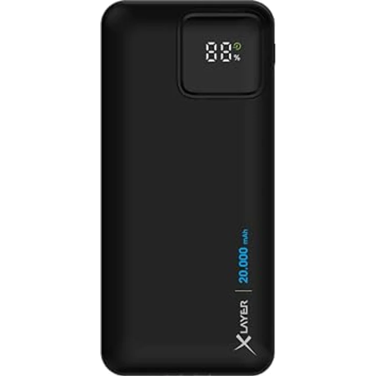 Xlayer 20000mAh Powerbank 2 Integrierte Kabel Schnelllader USB C, Universelle Lademöglichkeit, Multi-Geräte Ladung, Schnelle Wiederauflademöglichkeit, Kompaktes und Tragbares Design, 3 Anschlüsse – Bild 2