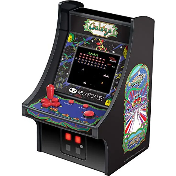 dreamGEAR Micro Player Galaga Retro, LCD-Spielkonsole im klassischen Design