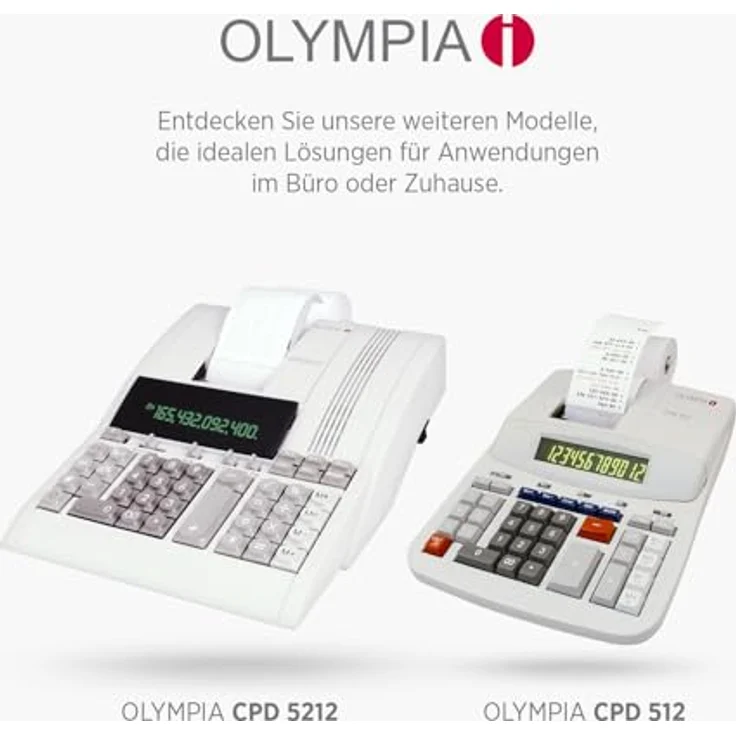 Olympia CPD 3212 S Tischrechner Druckend – Bild 10