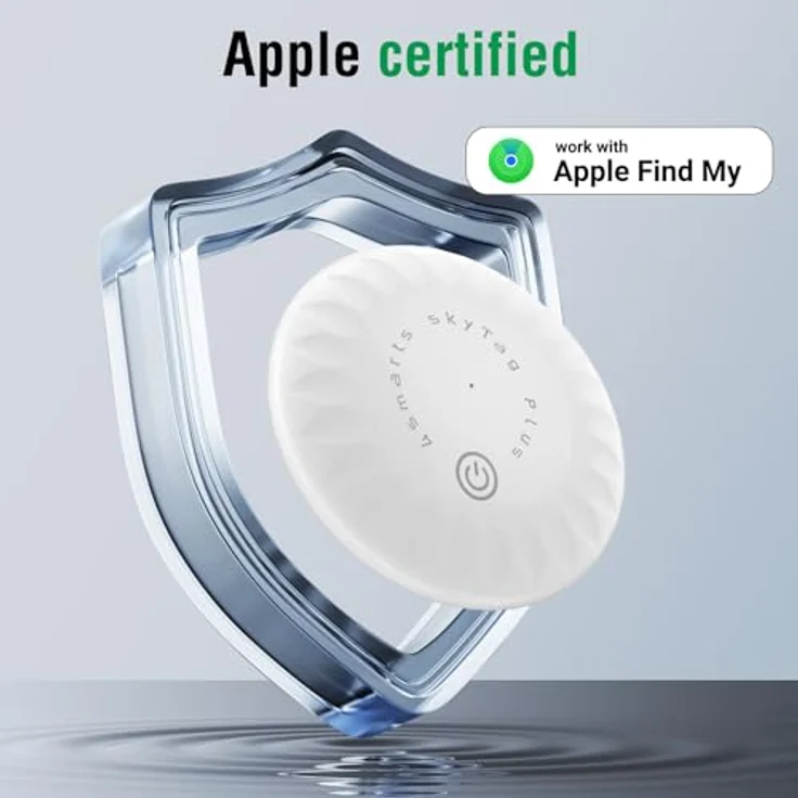 4smarts SkyTag Plus, Tracker mit IP65 Schutz, Bluetooth 5.3, 4er Set, Weiss – Bild 2