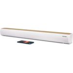Thomson SB401BT Bluetooth Soundbar, 200 W, weiß mit Holz-Optik, TH389173