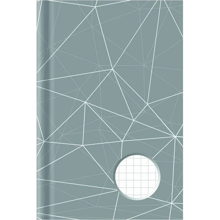 Stylex Toppoint® 76361 Notizbuch A6, kariert, lila/weiß, 96 Blatt
