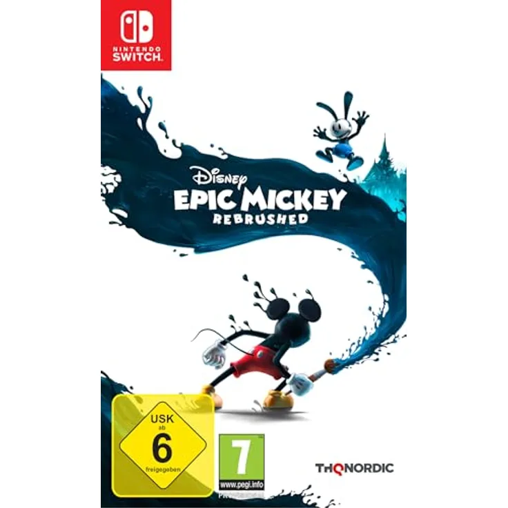 THQ Nordic Disney Epic Mickey: Rebrushed - Nintendo Switch, Spiel mit neuem Wasteland, magischem Pinsel und verbessertem Gameplay