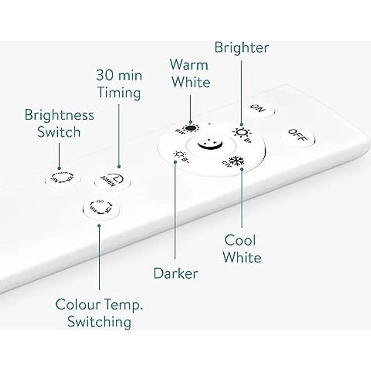 Navaris LED Deckenleuchte 40cm Dunkelgrün - Dimmbar, Farbtemperaturwechsel, Fernbedienung, 22W - Sternenhimmel Effekt für Wohnzimmer, Schlafzimmer und Kinderzimmer - Preisvergleich – Bild 4