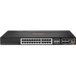 Aruba HPE Networking CX8100, 24-Port Netzwerk Switch mit 10G Base-T, 4x10G SFP+, 4x40/100G QSFP28, voll verwaltbar, 1360 Gbit/s Switching-Kapazität, 1024 VLANs