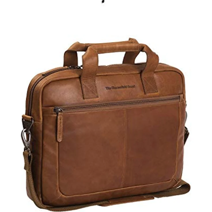 The Chesterfield Brand Aktentasche Calvi 1033 (16.54"), Notebooktasche, Braun, aus gewachstem Rindleder – Bild 1