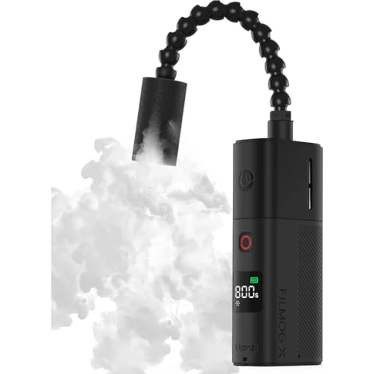 Ulanzi FM02 FILMOG X Tiny Fog Machine, tragbare Nebelmaschine mit 30 Watt Leistung, 20 Minuten Akkulaufzeit und Typ-C Ladefunktion, inklusive Tragetasche – Bild 1