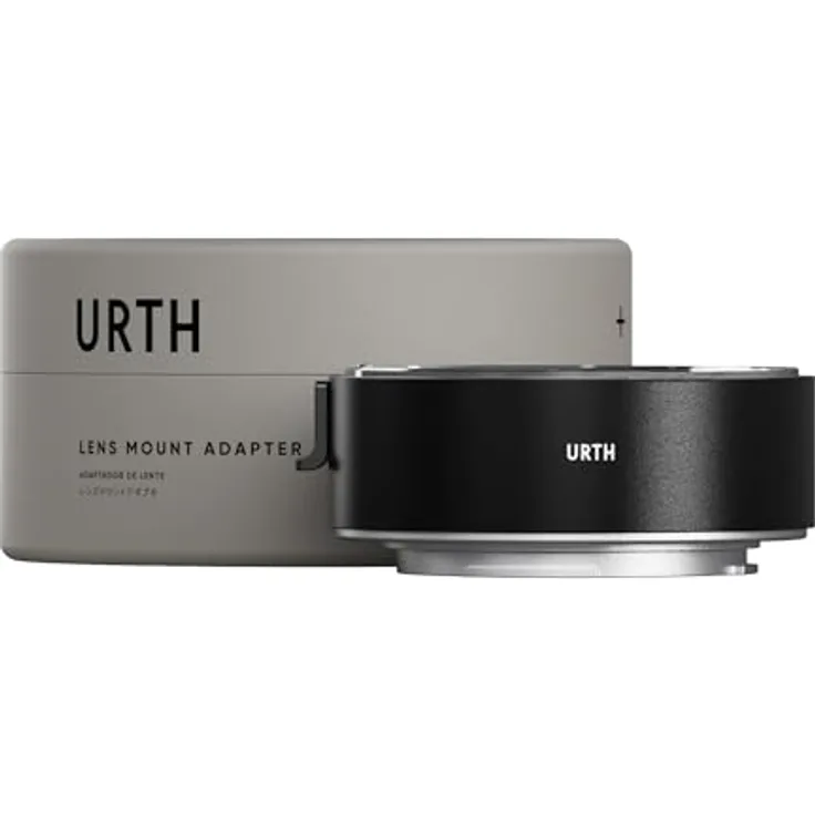 Urth Objektivadapter: Kompatibel mit Canon EF & EF-S Objektiv und Canon R Kameragehäuse (Elektronisch) - Intelligenter Autofokus, passgenauer Sitz, cleveres Design - Gehärtetes Aluminium & Kupfer, entpiegelt (Schwarz)