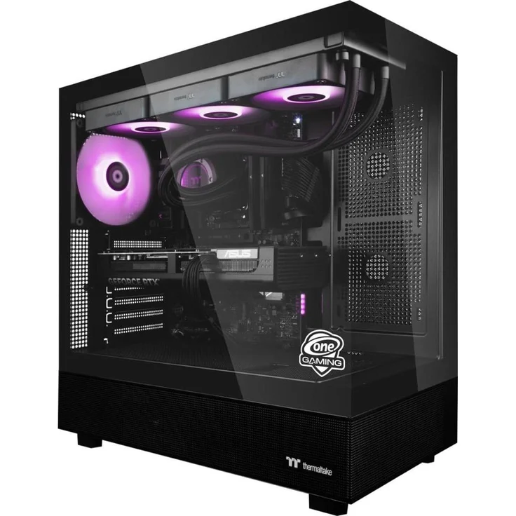 One Gaming Gaming PC IN045, Intel Core i5-12400F, 16 GB RAM, 512 GB SSD, RTX 4060, Schwarz