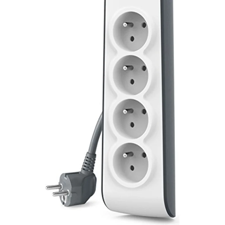 Belkin BSV400ca2M, Steckdosenleiste mit 4 AC-Ausgängen, Überstromschutz und 2 m Kabellänge – Bild 6