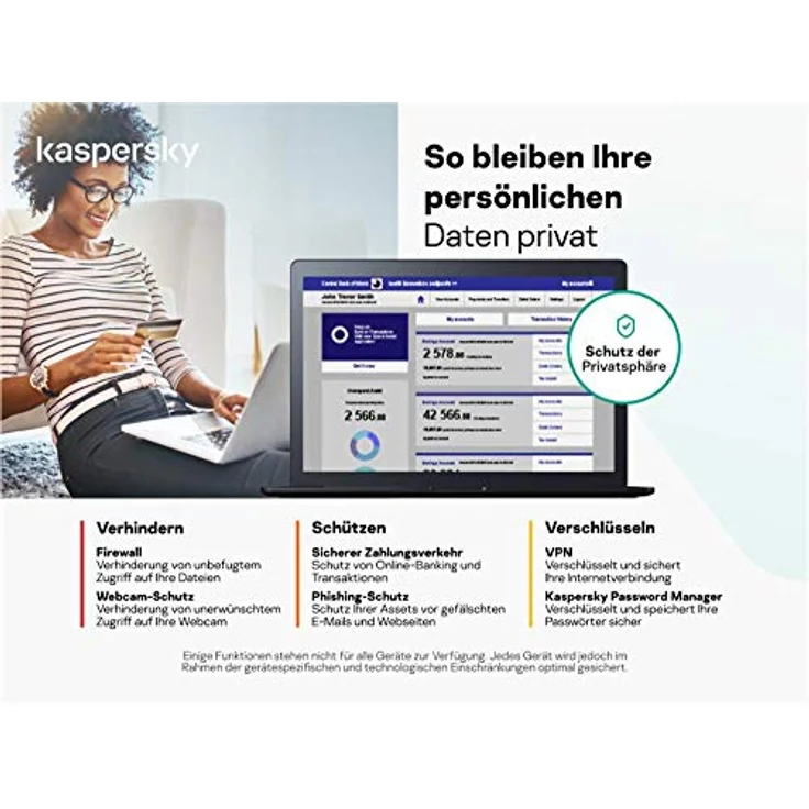 Kaspersky Total Security 2022 | 3 Geräte | 1 Jahr | Windows/Mac/Android | Aktivierungscode in Standardverpackung, Echtzeit-Schutz, Krypto-Mining-Malware-Prävention, Original Kaspersky-Schutz – Bild 4